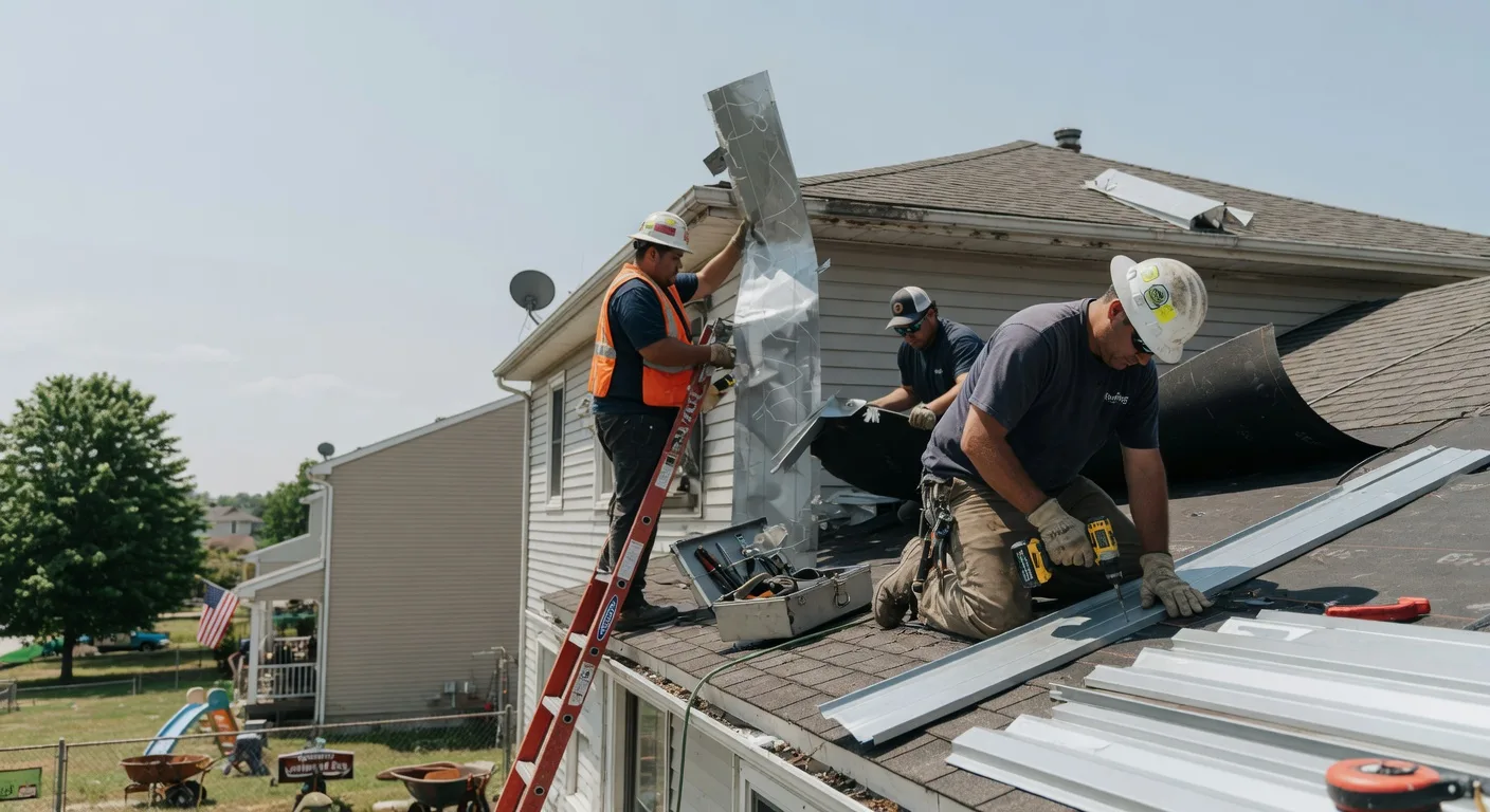 Storm Damage Metal Roof Repair in Scotts Mills, OR